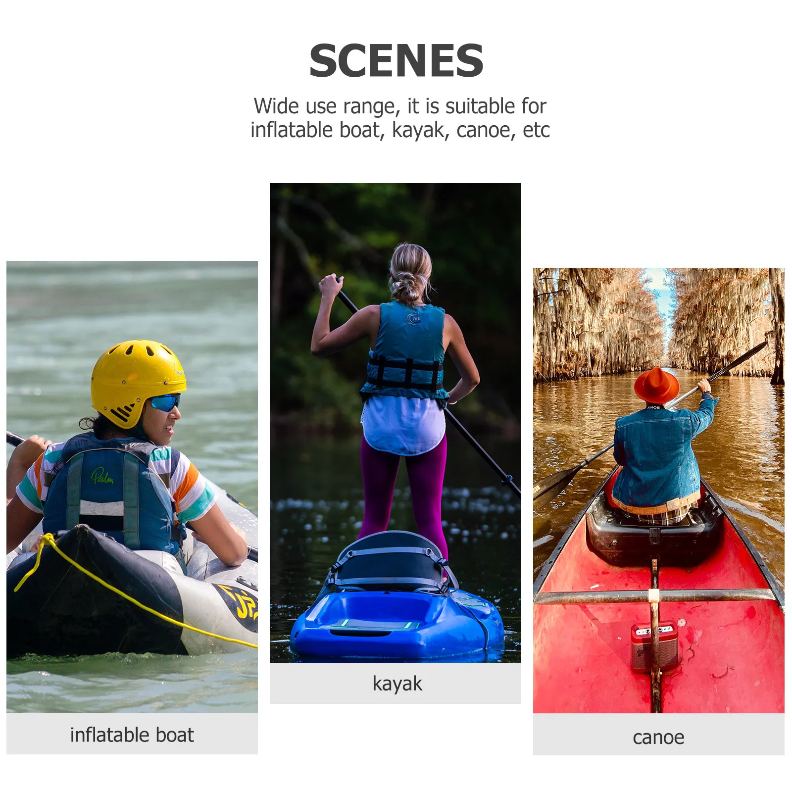 

1Set Kayak Deck Accessories Anchor Line Buckle Suit Reinforced PVC D-Ring Patch for Canoe Inflatable Boat Gear