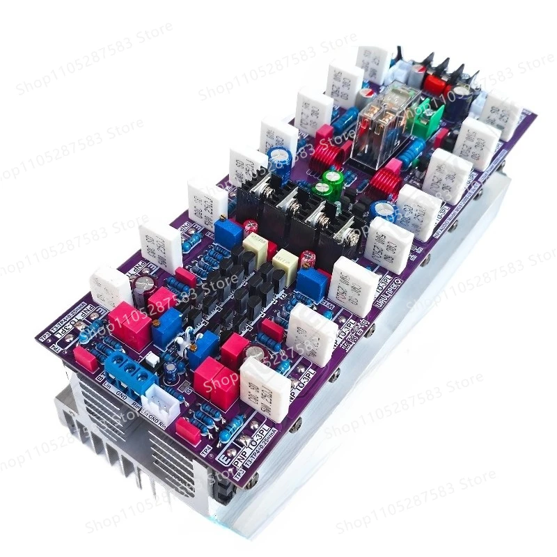 Dual channel, dual differential amplification 16 tube blue 1200-UE 8th generation, high quality power amplifier board