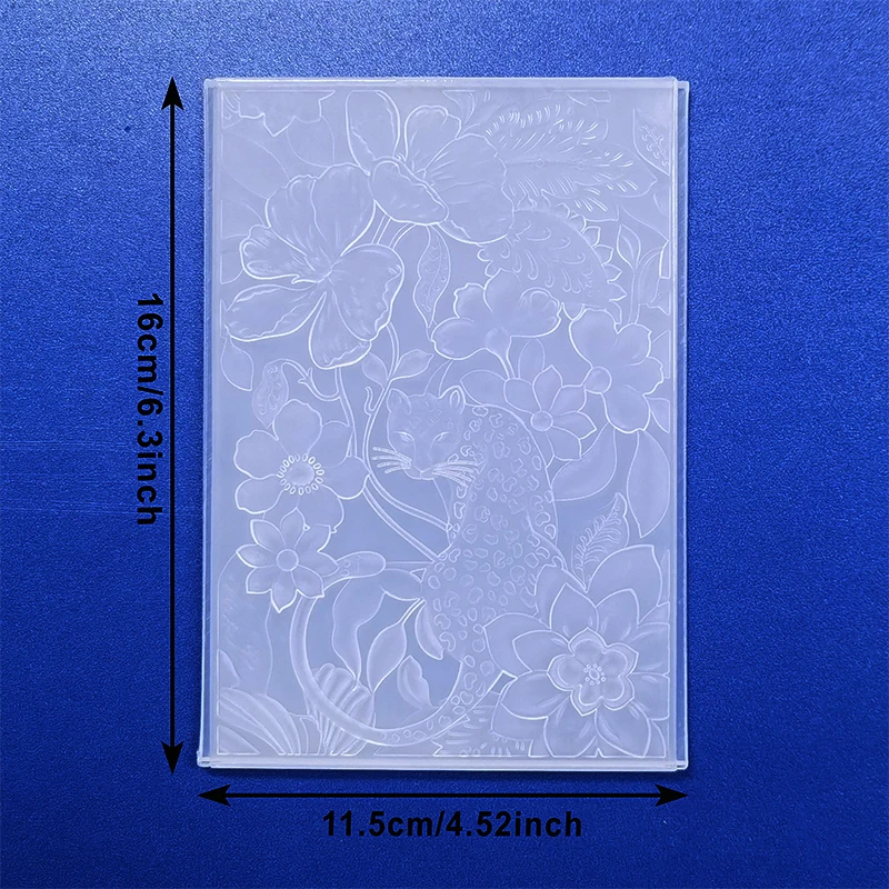 Picture 4: 3D Embossed Relief Folder - Magic Jungle, Leopard