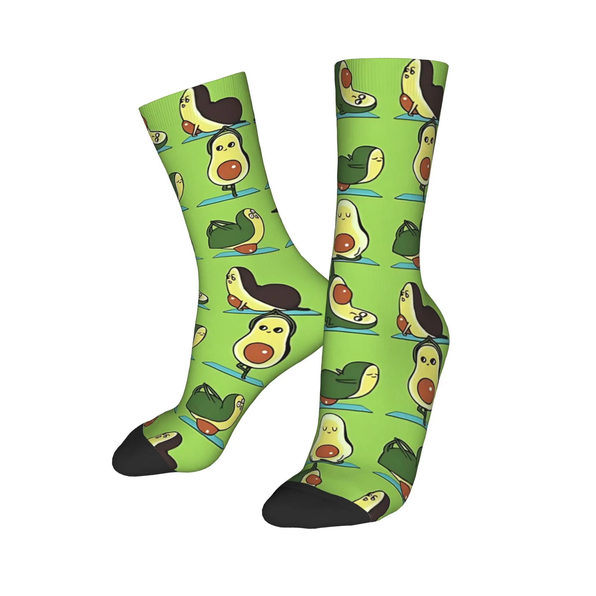 

Avocado Yoga Socks Design Stockings Anti Skid Adults Men Socks Warm Soft Spring Funny Climbing Socks