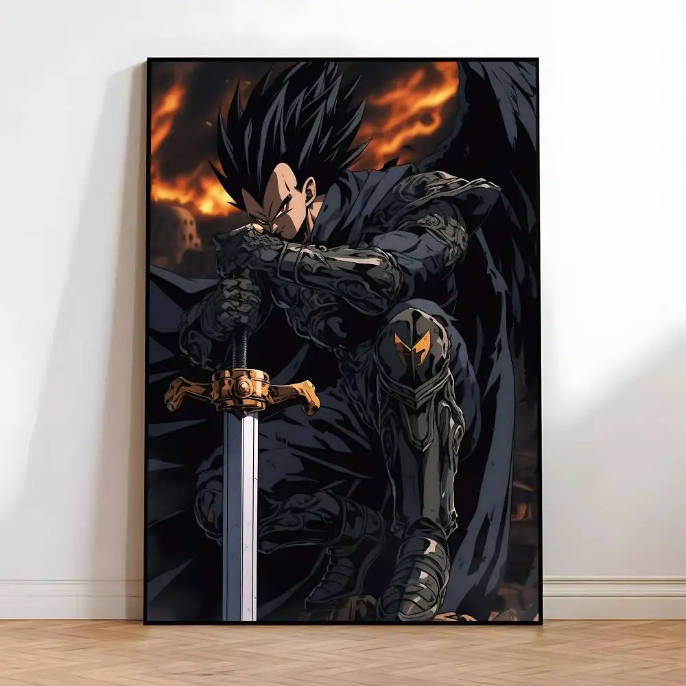 1 Stück Anime Dragon Ball Vegeta Poster HD-Druck Vintage Wandkunst Dekoration für Zuhause und Arbeitszimmer – Detail 8