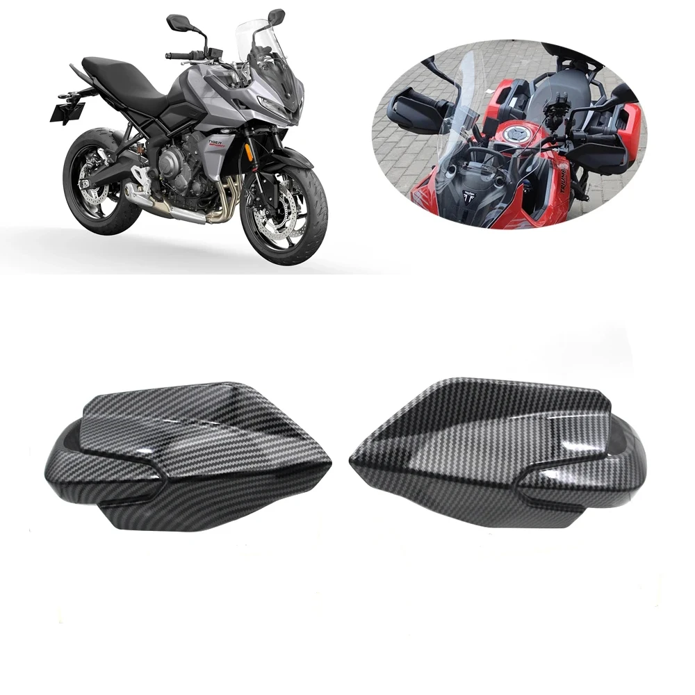 

Motorcycle Carbon Fiber look Handguard Shield Hand Guard Protector Windshield Fit For Tiger Sport 660 TIGER660 2022 2023