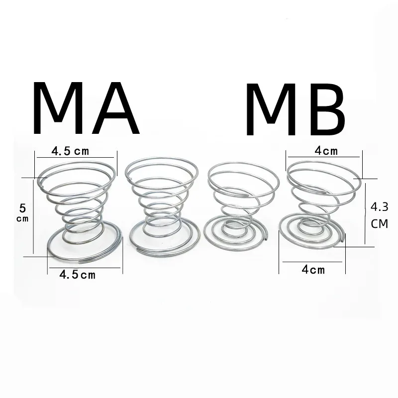 10PCS Air plant base stainless steel bracket spring Tillandia plant potted conical spring