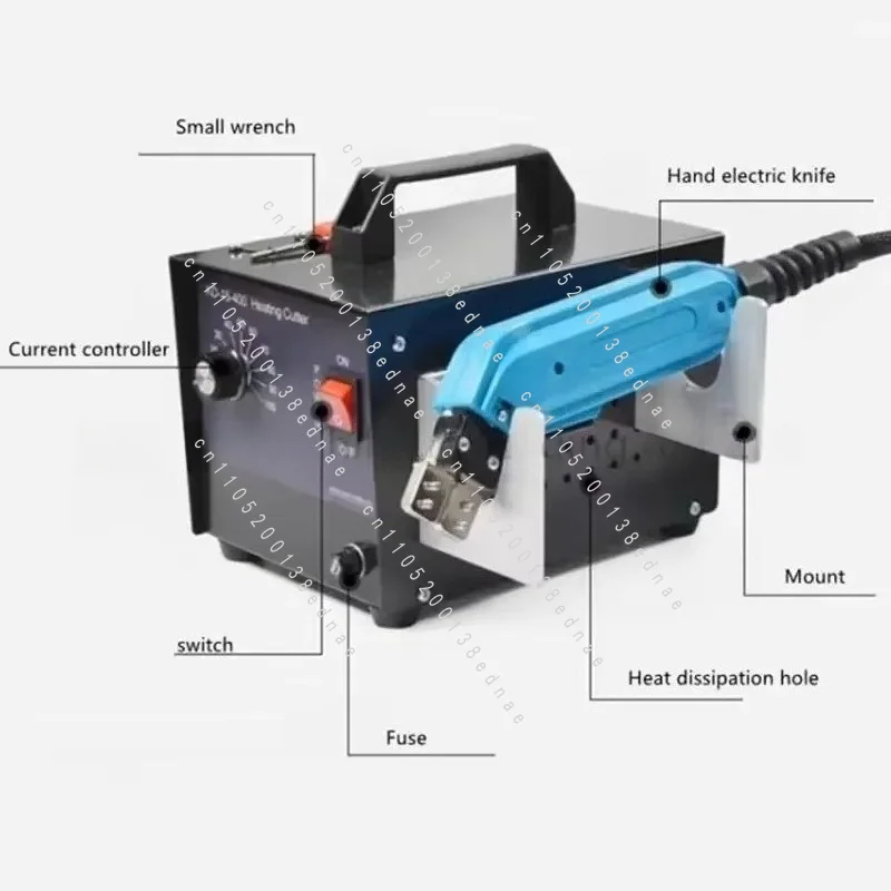NEW High Power Electric Hot Cutter Hot Knife 250W/400W Air Cooled Design for Precision Weaving and Sponge Foam Materials Cutting