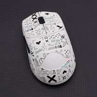 1 Set Full Cover Mouse Anti Slip Grip Sticker For Rapoo VT0 / VT0 MAX Mice Non-Slip Anti Sweat Tape Ultrathin