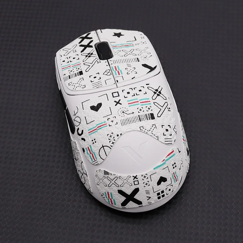 1 Set Full Cover Mouse Anti Slip Grip Sticker For Rapoo VT0 / VT0 MAX Mice Non-Slip Anti Sweat Tape Ultrathin