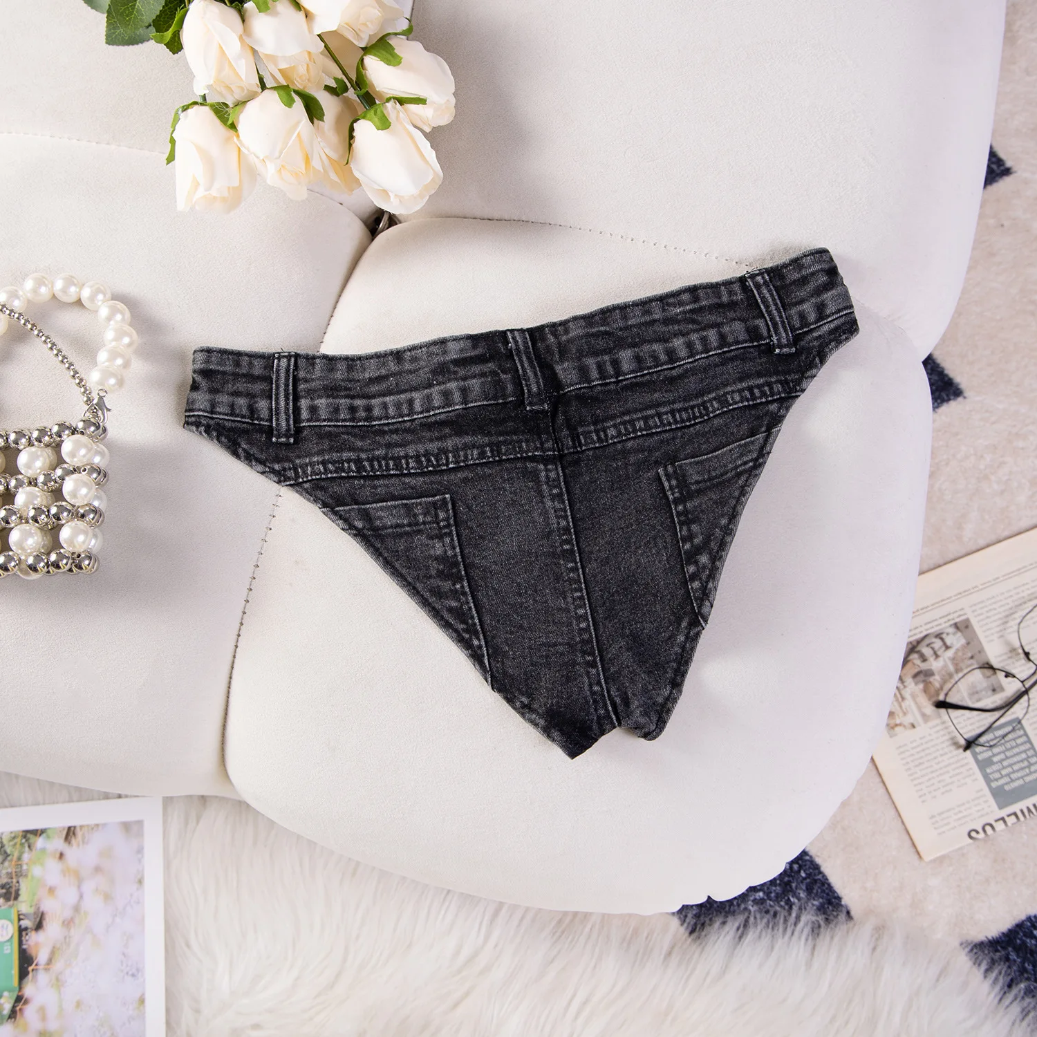 Women's High Elastic Sexy Ultra-Short Jeans Y2K Club Denim Shorts New Fashion Women's Clothing Elasticity Short Jeans