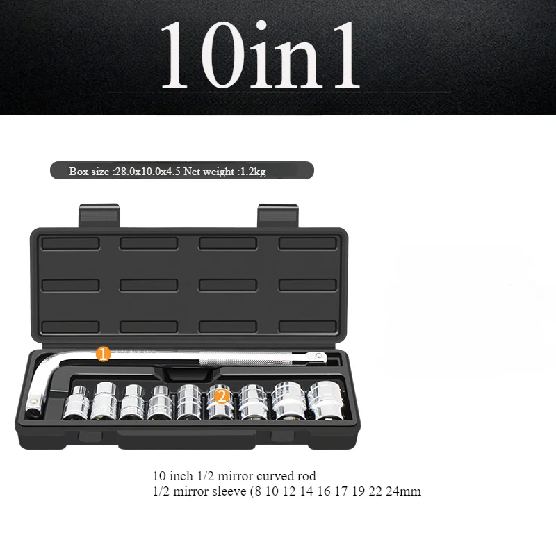 Auto Mechanic Tool Kit - Premium Ratchet Torque Wrench & Diverse Screwdriver Set - Ultra-Portable,  for Car, Bike, Mocycle