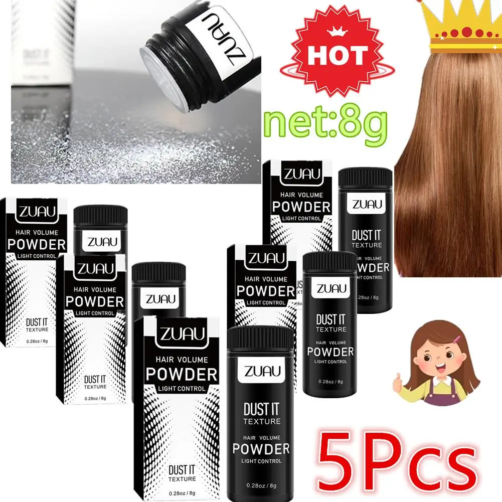 5x polvo Matizante que aumenta el volumen del cabello, capta el corte de pelo, modelado Unisex, Estilismo, polvo esponjoso para el cabello, absorbe la grasa