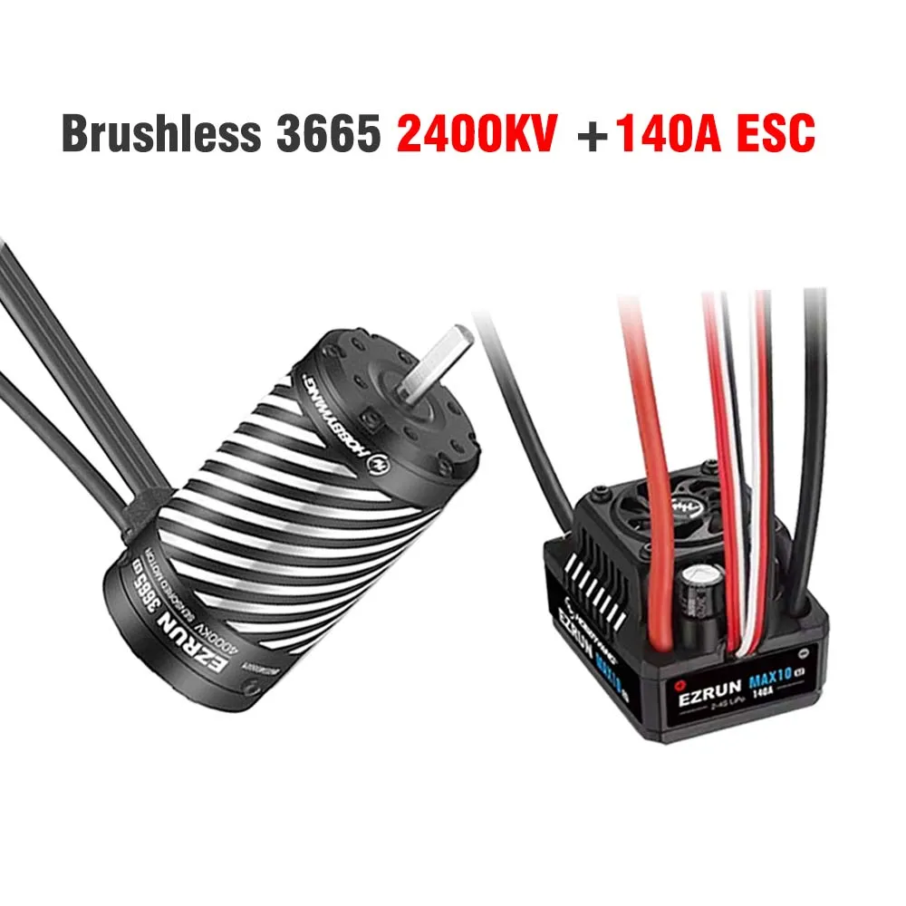 ObbyMing EZRUN G3 RC Motr แบบไม่มีแปรง 3652 2400KV 3200KV 4000KY 3665 3300KV 410KV 5400KV และ MAX10 G2 ESC 80A, 140A