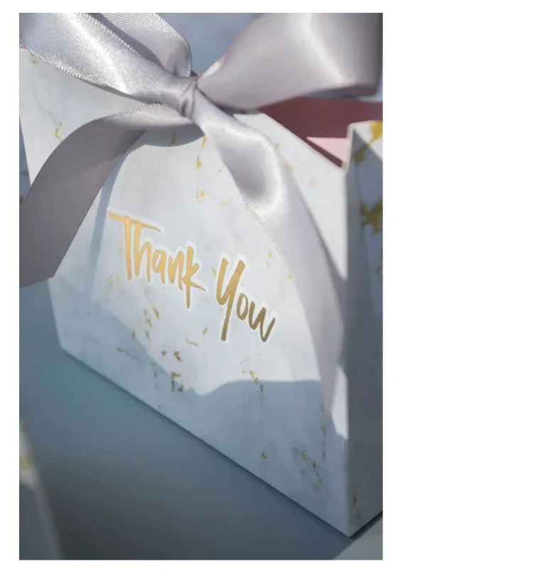 Neue Kreative Mini-Geschenkbox aus Grauem Marmor für Partys, Babypartys, Papier-Schokoladenverpackungen/Hochzeitsgeschenke, Bonbonschachteln – Detail 7