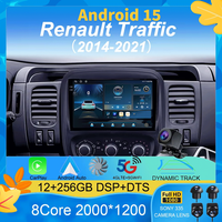 For Renault Traffic 2014 - 2021 For Opel Vivaro 2014 - 2018 For Nissan NV300 Android 15Navigation Car Radio Multimedia Player