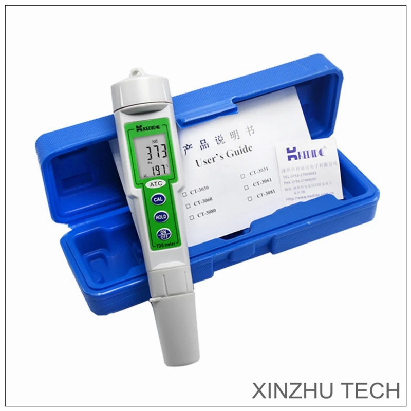 

PH Meter Pen TDS Tester CT-3061 Digital Water Quality Tester 0.01 PH Precision Automatic Temperature Pen