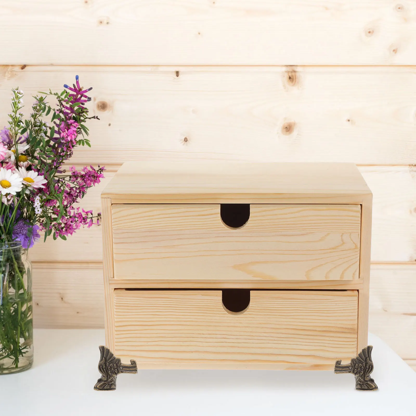 8 шт., ножки для мебели, ножки для шкатулки для драгоценностей, декоративные деревянные основания корпуса, устойчивые к ржавчине, простая установка, угловые металлические коробки