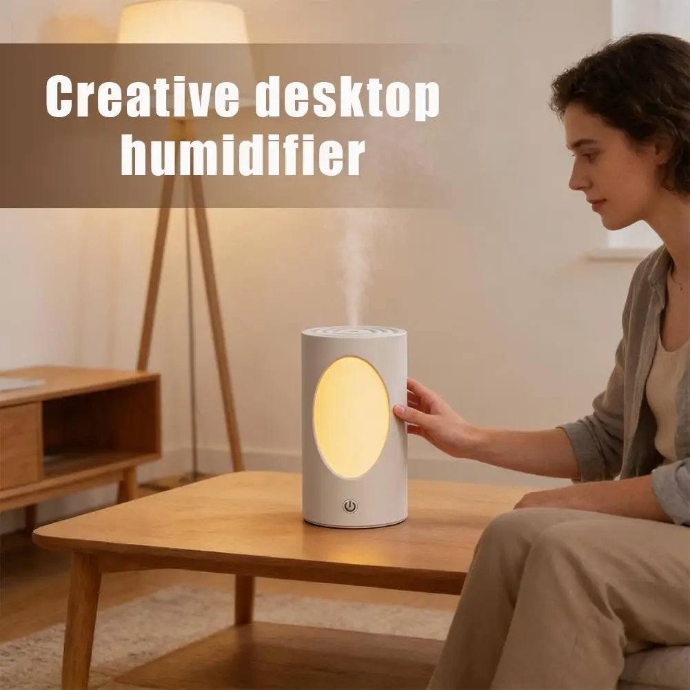 

Увлажнитель пенька-дизайн деревянного бревна, прохладный увлажнитель тумана, диффузор света и ароматов, креативный домашний декор для спальни