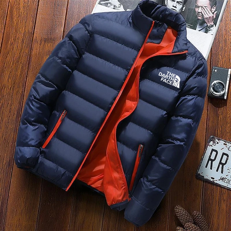 New Men\'s Fall Winter Coats Fashion Cotton Padded Jacket For Men Down Coat Warm Clothing Parka Plus Size S-5xl