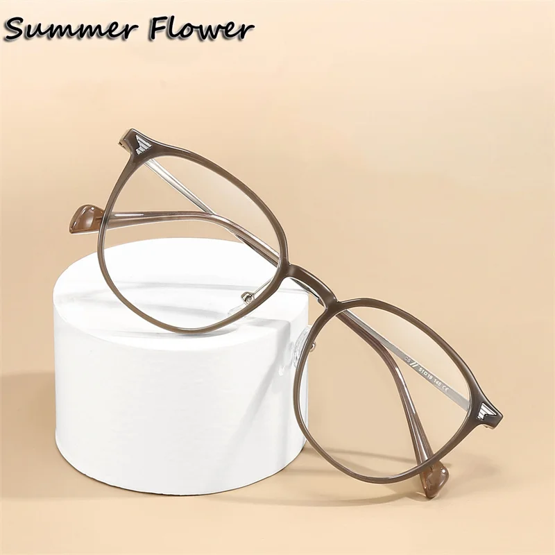 

Teens Fashion Glasses Frame Design Prescription Eyeglasses Trendy Spectacles Optical Myopia Eyewear Man TR90 Flexible Frame