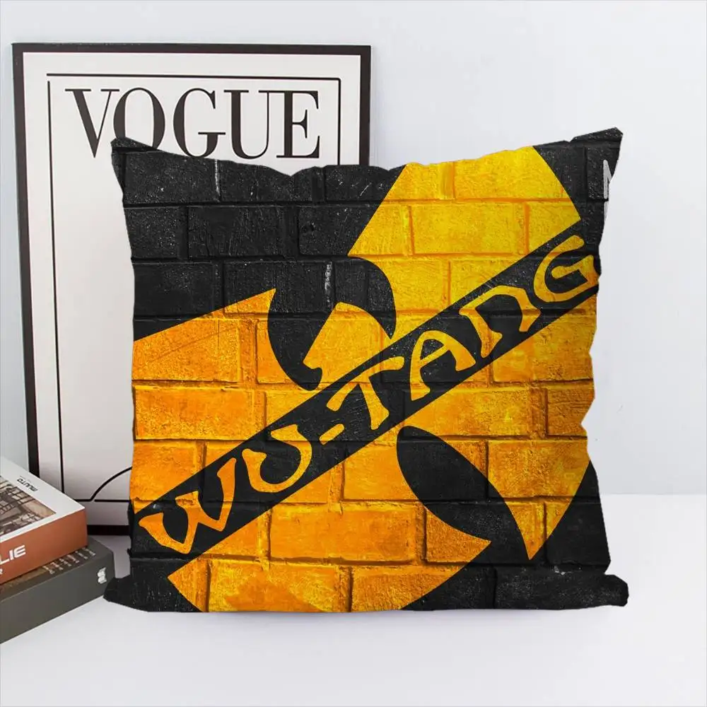 Wu T-Tang Clan Pillowcase Decorative Sofa Cushions Cover for Sofa Home Decor Items Personalized Gifts Luxury Pillow Covers Anime