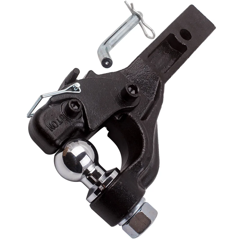 Heavy Duty 8 Ton Ball Combo Pintle Hook Tow Hook Hitch Towing 4WD Pickup / Truck