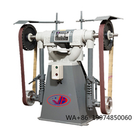 Manual Metal Sand Belt Sander Grinder Grinding Sanding and Polishing Machine for Faucet Industry METAL