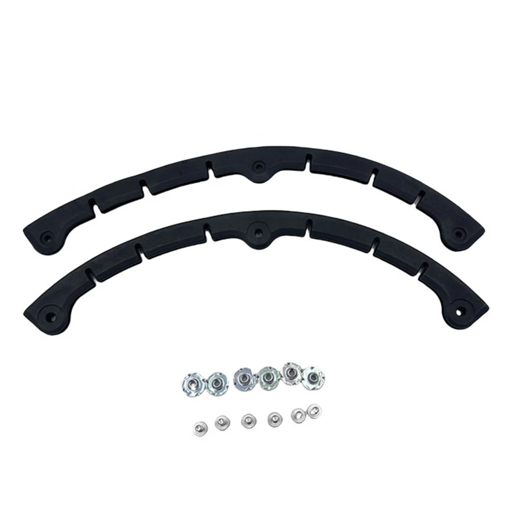 شرائط حماية للرأس والذيل على الجليد (قطعتان) - قضبان منحنية مستديرة مضادة للتصادمات وأكمام واقية على الجليد #6