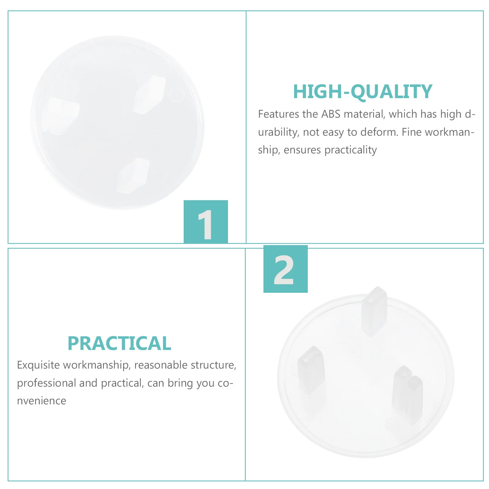 

20 шт., чехлы для детских розеток, защита для детских розеток, материал ABS, крышка для электрической вилки, противоударные защитные чехлы для розеток