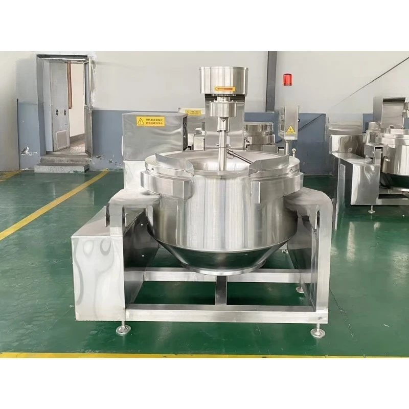 Planetary Electromagnetic Induction Automatic Cooking Mixer Machine Commercial Cooking Machine