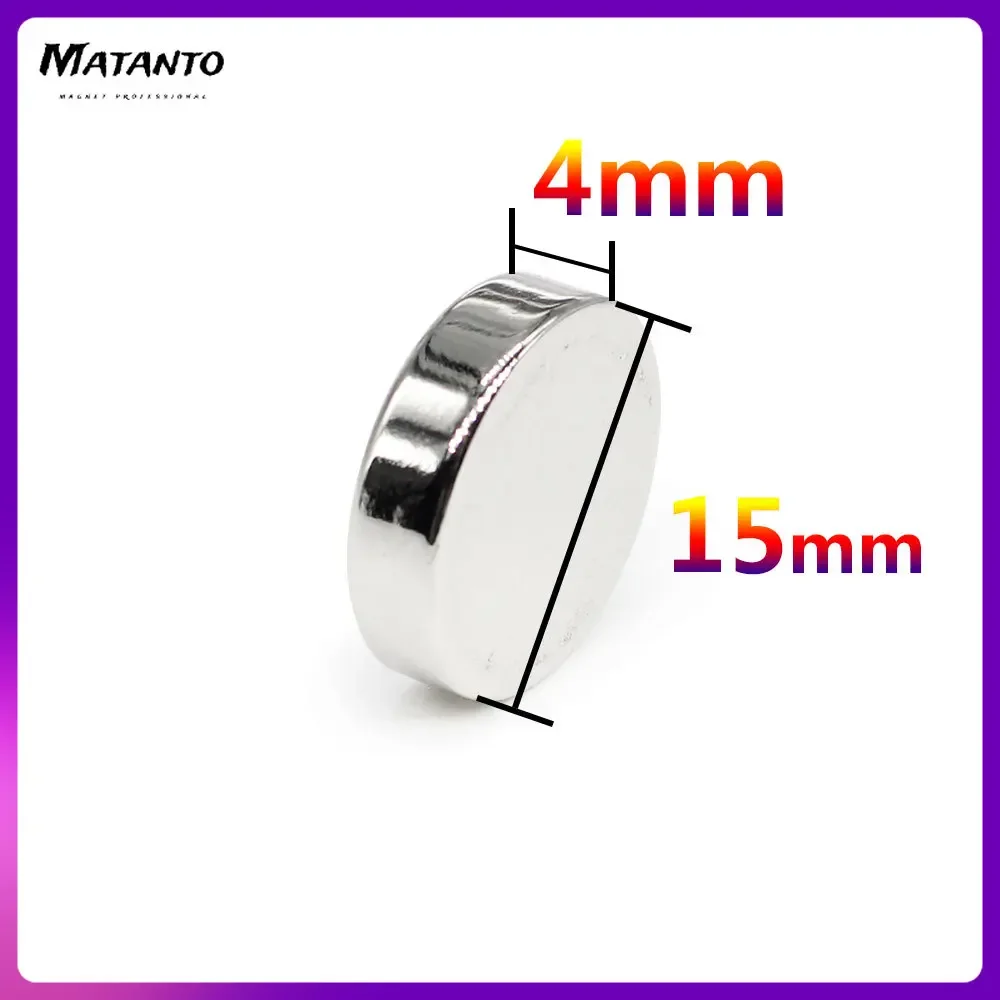 

2/5/10/20/50PCS 15x4 mm Disc Strong Cylinder Rare Earth Magnet 15mmx4mm N35 Round Neodymium Magnets 15x4mm 15*4 mm