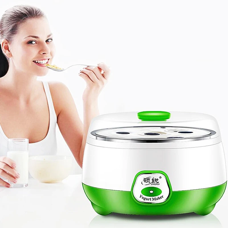 Electric Yogurt Maker Mini Automatic Yogurt Machine Household DIY Yogurt Tools Yogurt Kitchen Appliances Stainless Steel 220V