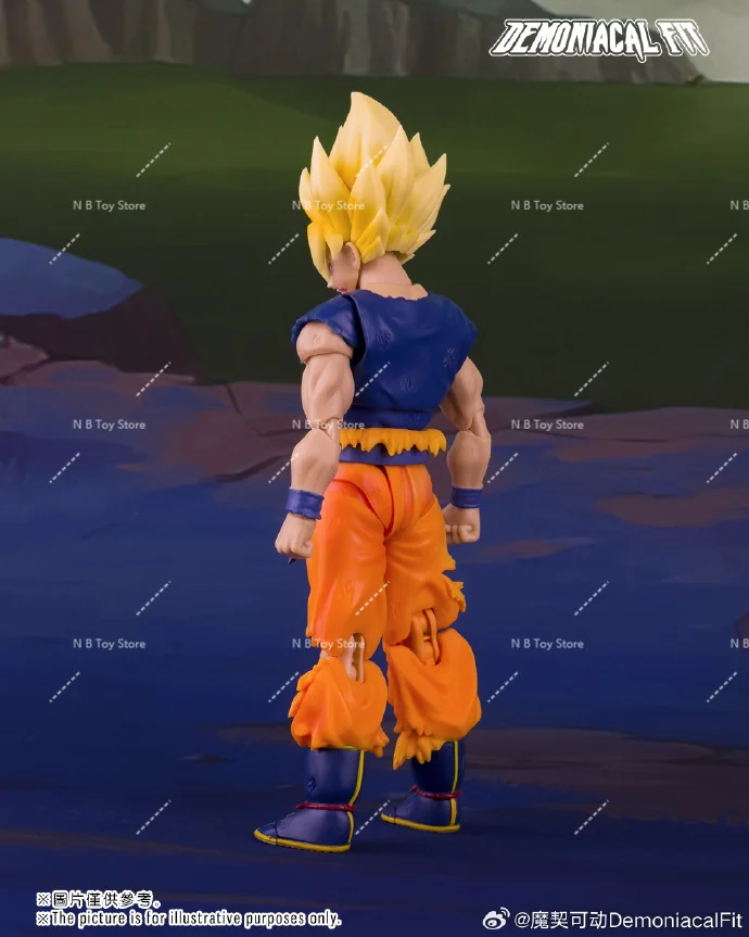 En Stock, nuevos productos, figura Demoniacal Fit Son Goku, Dragon Ball Z SHF Goku, figura Fury Awakening, figuras de acción de Anime