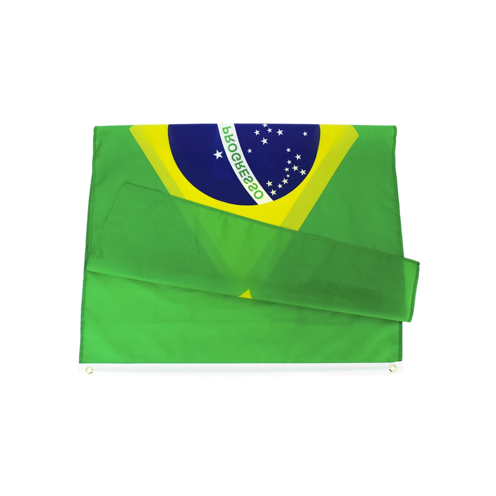 Xiangying Brazilian National Flags 90x150cm Brazil Flag Decorations Fans Supporting for Sports Events Festivals Celebrations