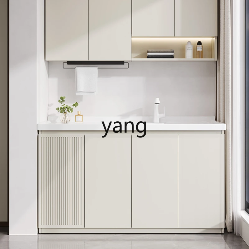 

Yhl Honeycomb Aluminum Wash Wardrobe All-in-One Cabinet Combination Customization Laundry Tub Household with