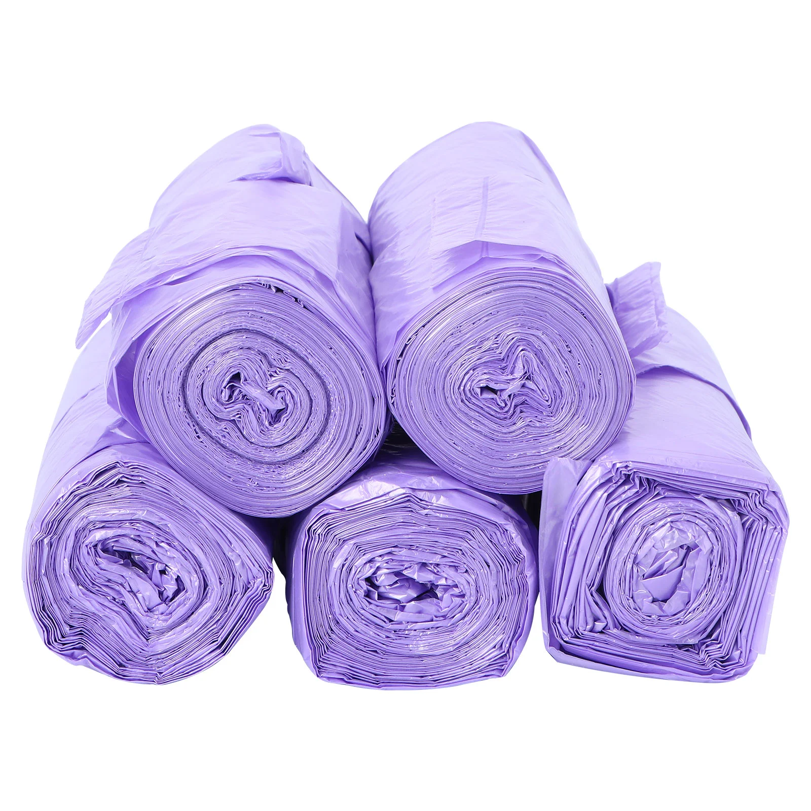 

Small Trash Bags Refuse Sacks Strong Garbage Thicken Rubbish with Handles Purple