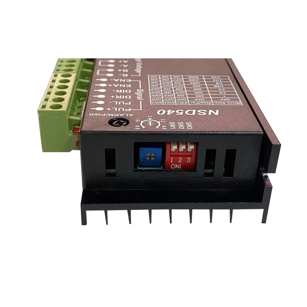 بسيط محرك متدرج سائق DC 9-40V 42/57 محرك متدرج 4A DC9-40V محرك متدرج CNC آلة الحفر NSD540
