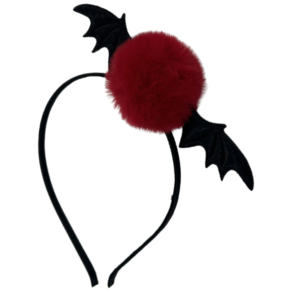 

Bat Headbands Halloween Costume Hair Hoops Lightweight Comfortable Photo Props Decor Cosplay Headdress Black