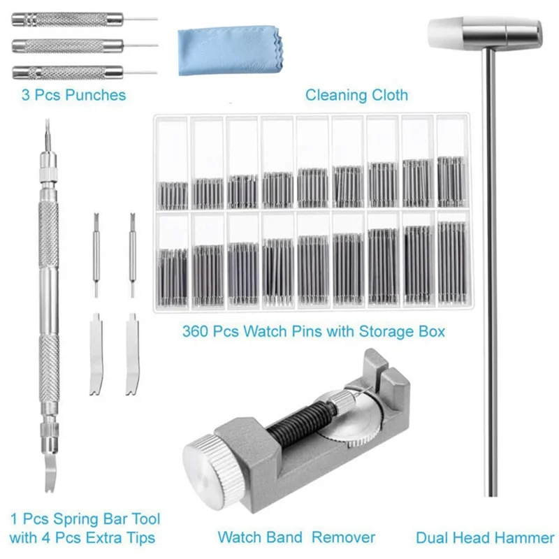 Watch Maintenance Tool Set Strap Installation And Removal Tool Ear-Splitting Single-Headed Ear Fork Strap Removal Easy Install