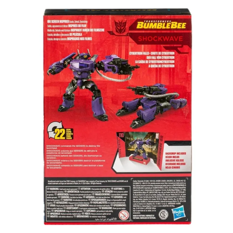 In Stock Transformers Toys Studio Series SS110 Voyage Class Shockwave Action Figures Aniime Gifts Classic Hobbies Collectible