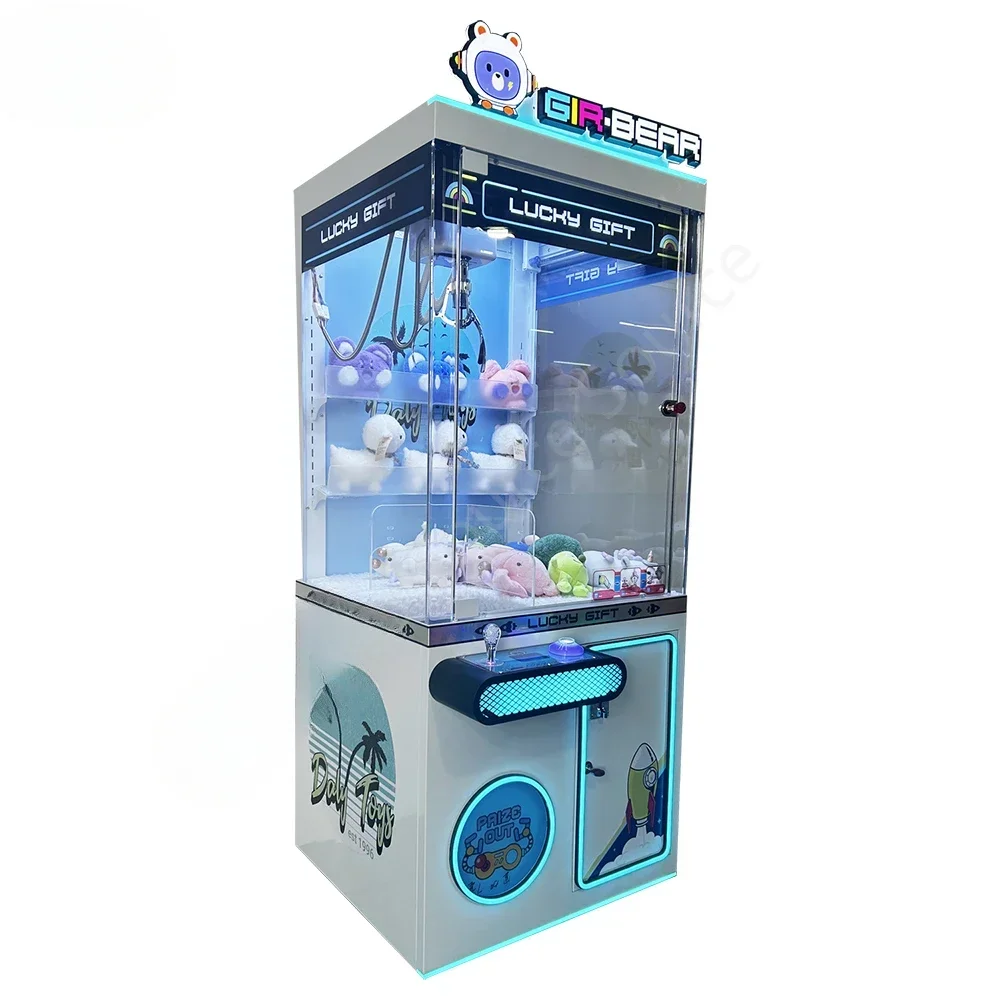 amusement teddy bears coin operated arcade toy mini claw machine/claw machine