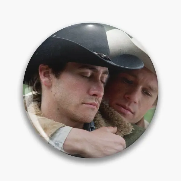 Brokeback Mountain  Soft Button Pin Funny Creative Lover Cute Collar Clothes Jewelry Metal Women Cartoon Gift Decor Fashion Hat