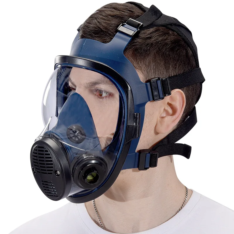 A8 mask, full face mask, gas mask; Widely used in chemical, spraying, dust, and bacterial industries; Prevent toxic acidic gases