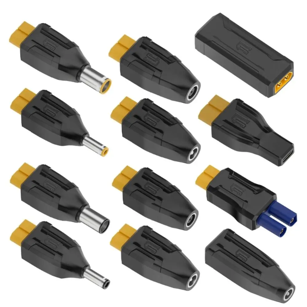 5525 7450 USB C to XT60 Adapter 100W 20V/5A XT60 to EC5 Converter Universal for Airplane Model Energy Storage Outdoor Power