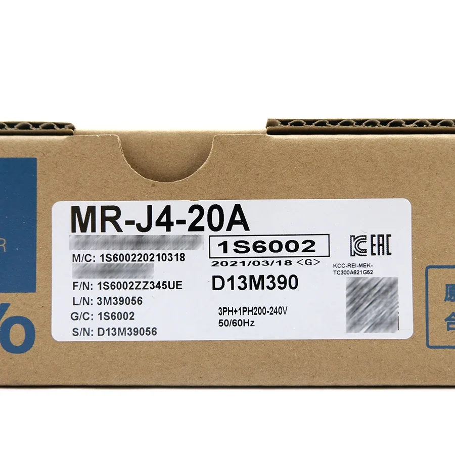 Asli AC Servo drive SER Amplifier AC Servo Amplifier MR-J4-20A