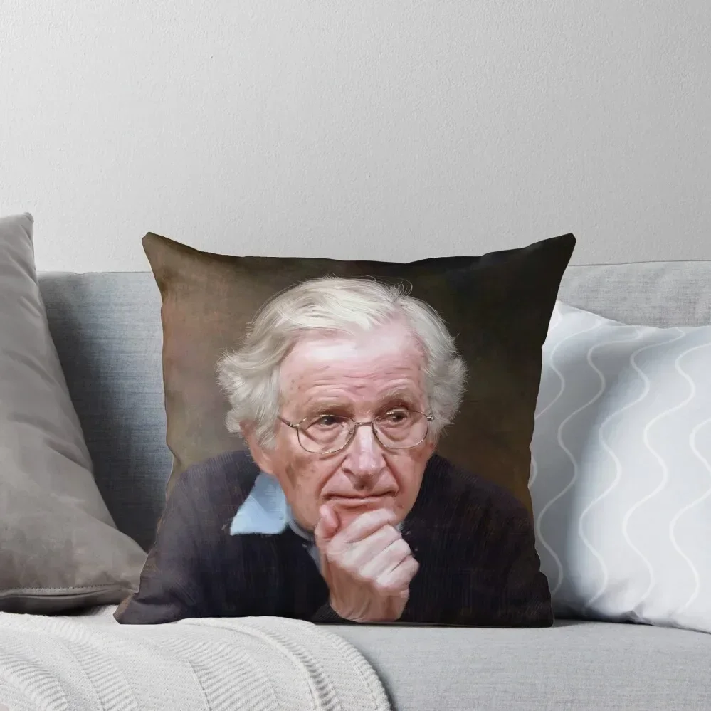 

Noam Chomsky Throw Pillow Cushion Cover Set Custom Cushion Photo Pillow Covers Decorative christmas pillow case