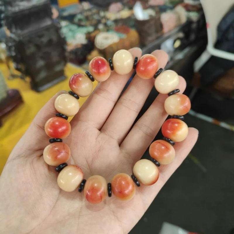 

Orchard Crafts Men and Women's Prayer Beads Bone Bracelet