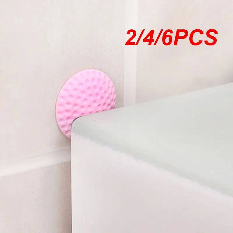 2/4/6PCS Rubber Door Buffer Durable 14.22g Doorstopper Accessories Home Improvement Scratch-resistant Wall Protectors Versatile