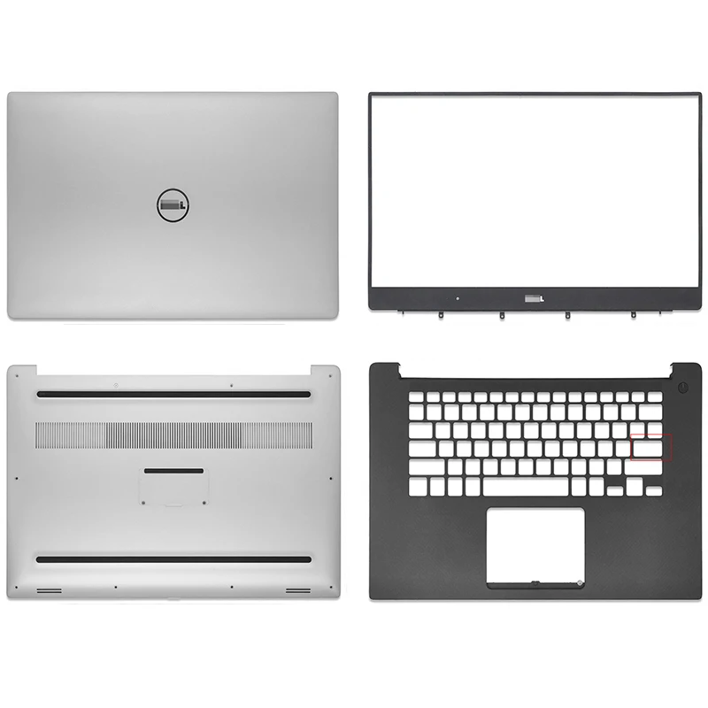 

NEW For Dell XPS 15 9550 Laptop LCD Back Cover Front Bezel Palmrest Bottom Base A B C D Cover Silver J83X5 0J83X5 0YHD18 YHD18