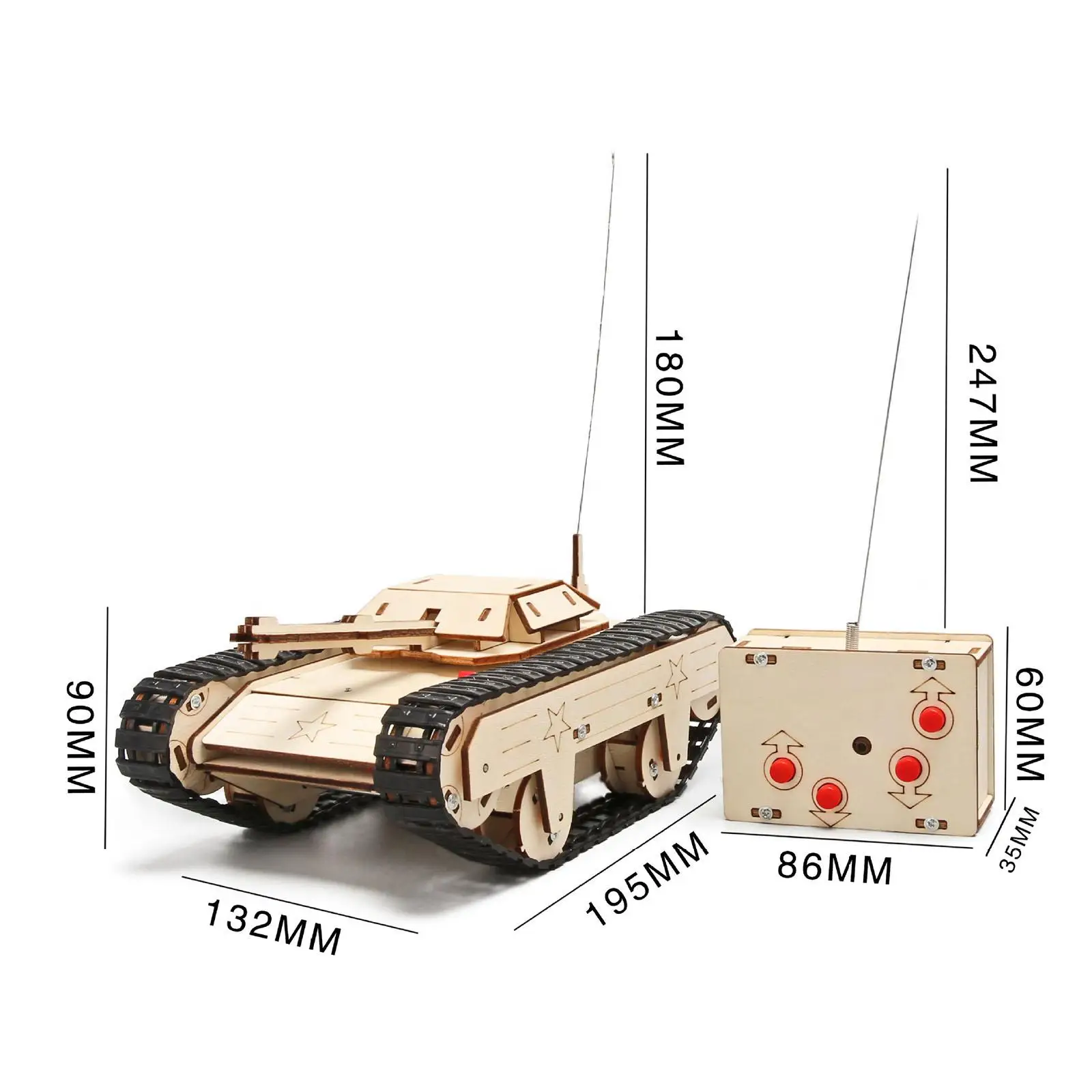 Assemblaggio puzzle 3D giocattolo educativo progetto di costruzione di motori elettrici per bambini kit modello serbatoio per ragazzo ragazze