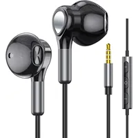 EARDECO 3.5mm Wired Headphones In Ear Headset Wired Earphone with Microphone Stereo Earbuds Sports In-line Control For Phones