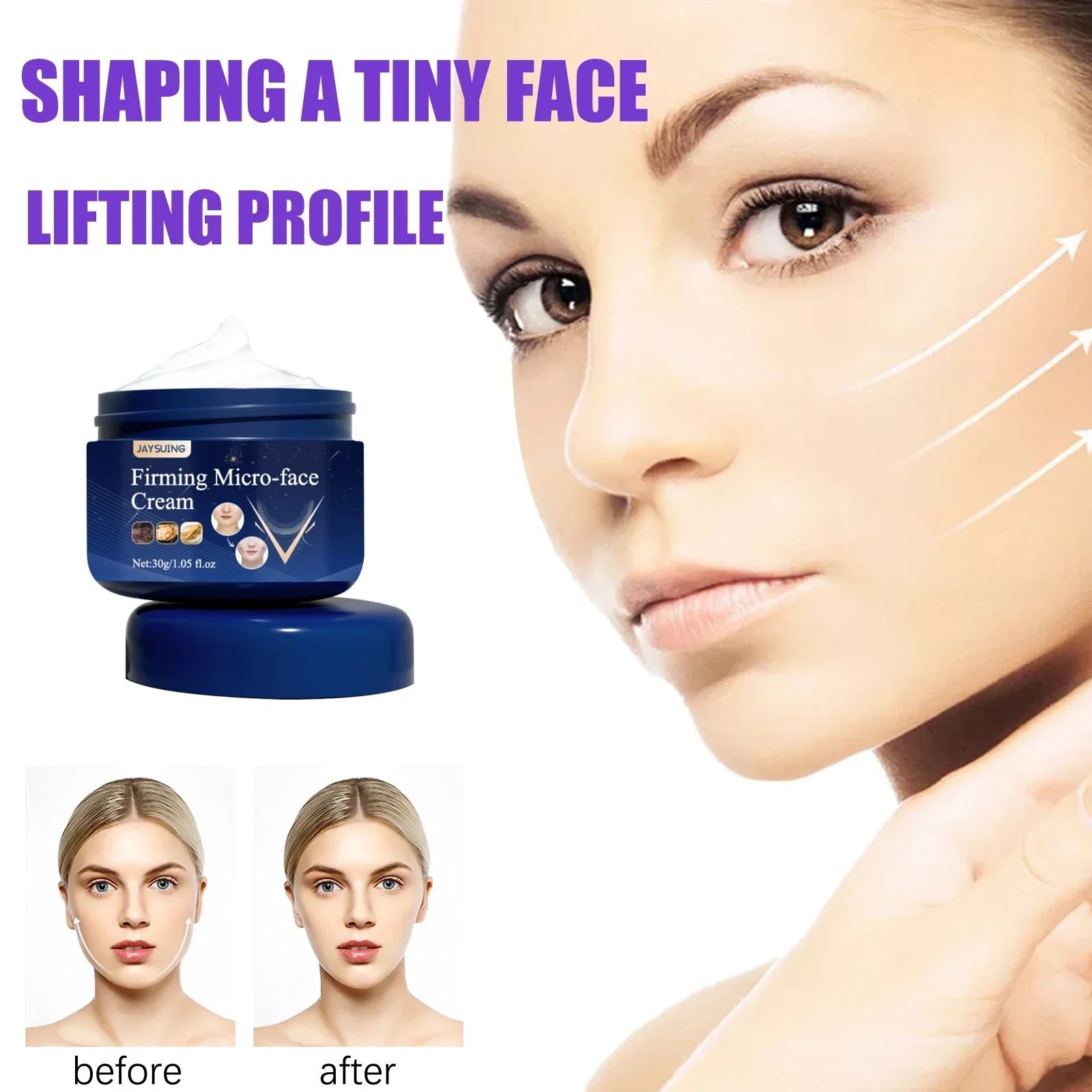 

Face Firming Cream Firms the contours lifts and tightens the chin and provides a relaxing massage for facial skin