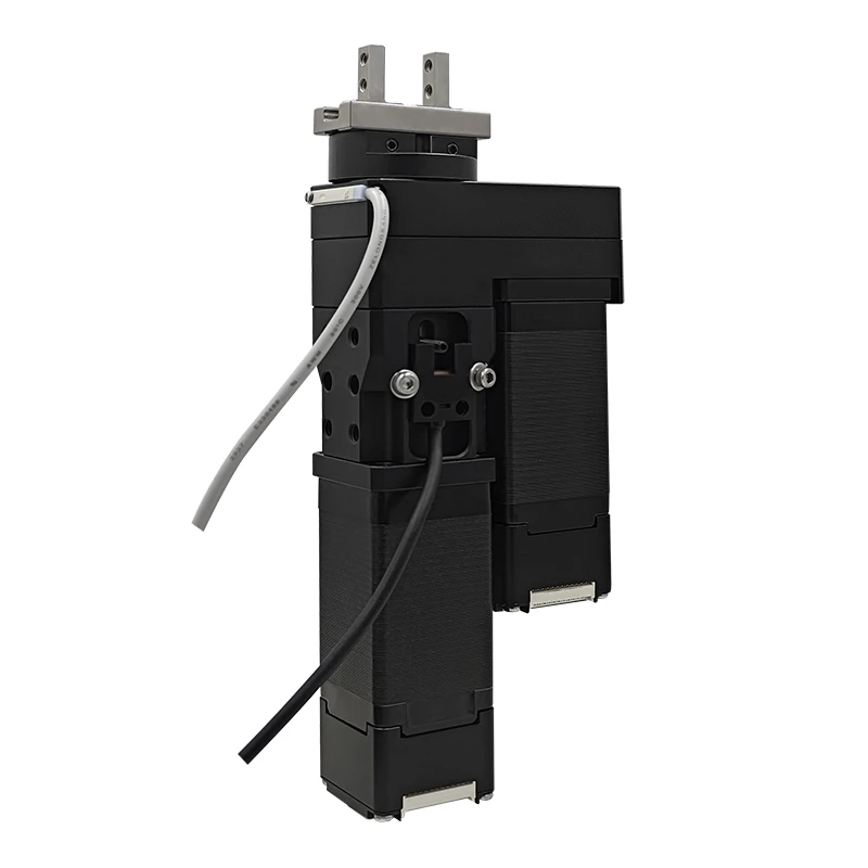 SAMSR Electric Rotary Gripper Pulse/IO NEMA 11/17 Integrated Open-loop Stepper Motor Drive Control Replace for Pneumatic Gripper